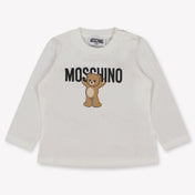 Moschino Baby Unisex T-Shirt  Offwhite