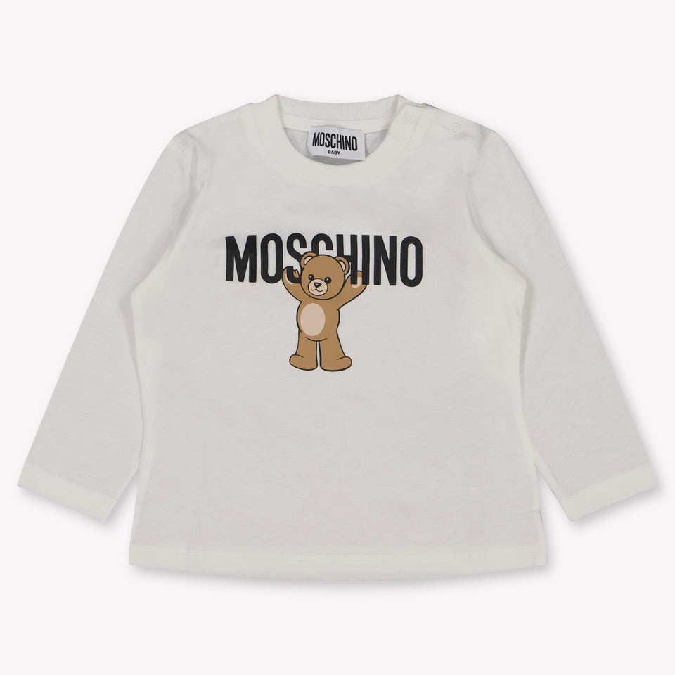 Moschino Baby Unisex T-Shirt  Offwhite