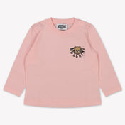 Moschino Baby Unisex T-Shirt In Licht Roze
