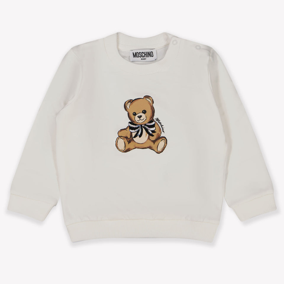 Moschino Baby Meisjes Trui In Off White
