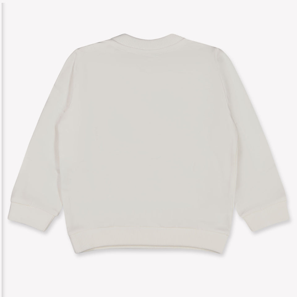 Moschino Baby Meisjes Trui In Off White