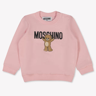 Moschino Baby Unisex Sweater  Light Pink