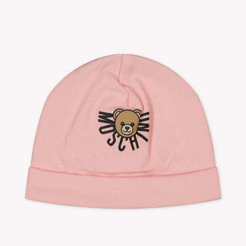 Moschino Baby Unisex Hat  Light Pink