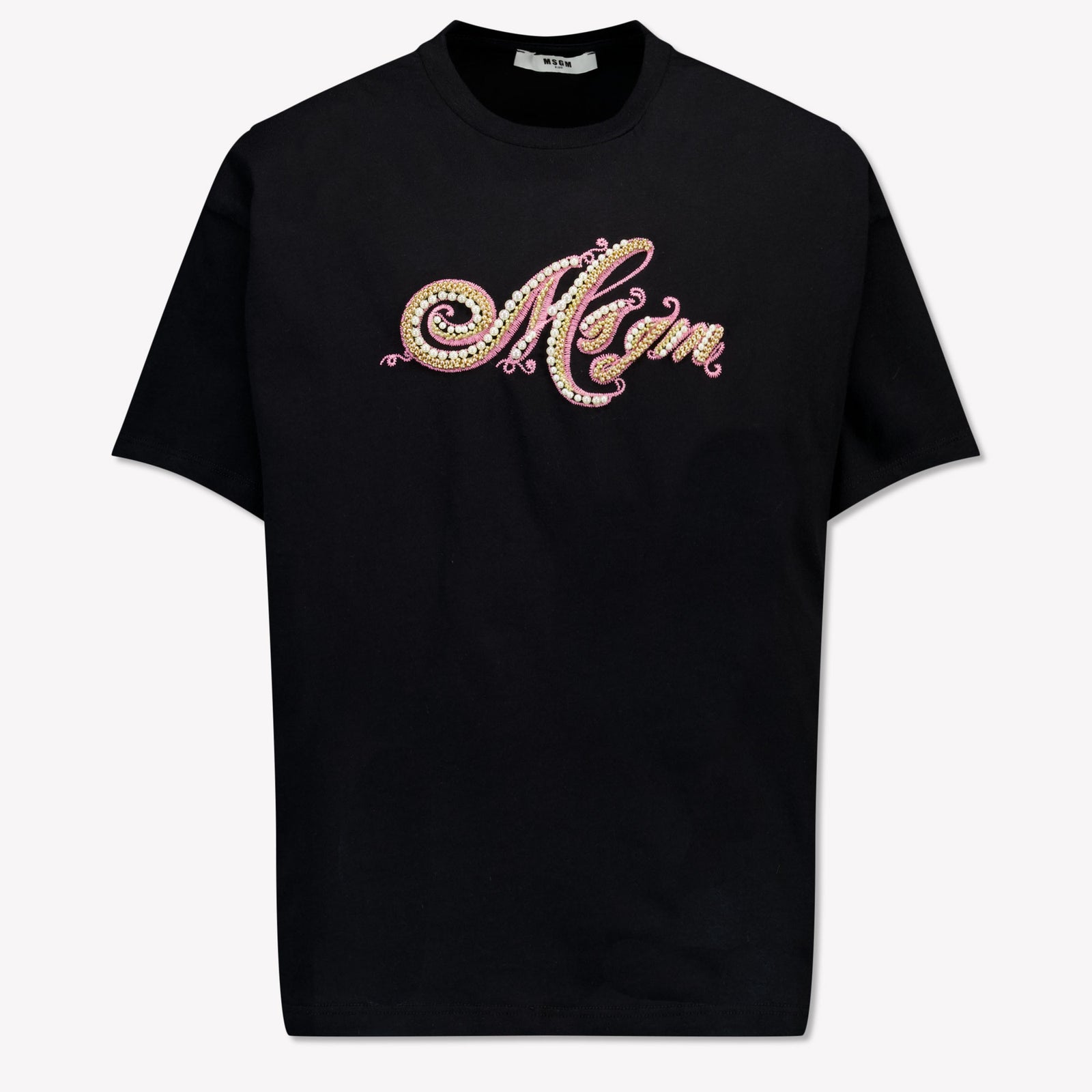 MSGM Kinder Meisjes T-Shirt In Zwart