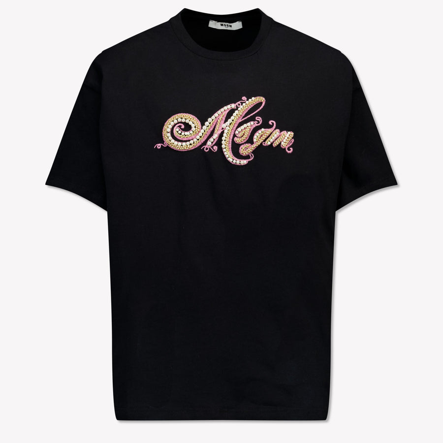 MSGM Girls T-Shirt in Black