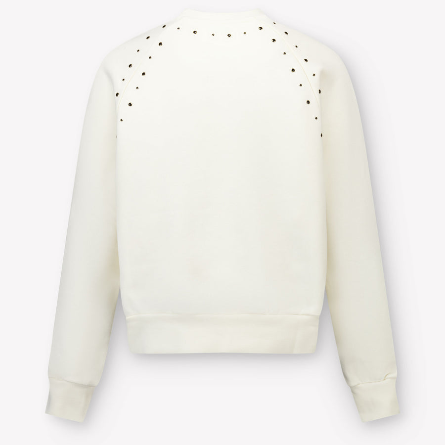 MSGM Kinder Meisjes Trui In Off White