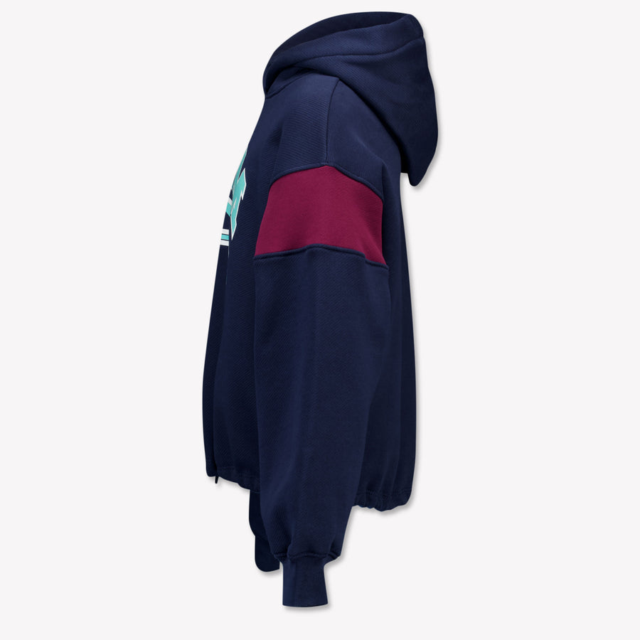 MSGM Kids Girls Sweater Navy