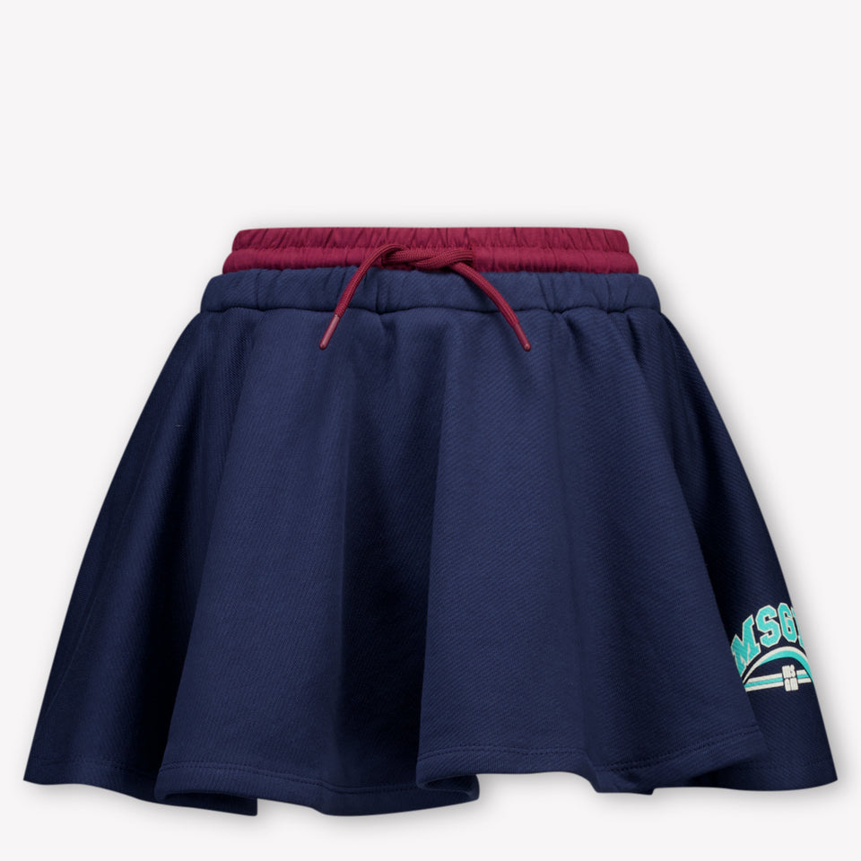MSGM Kinder Meisjes Rokje In Navy