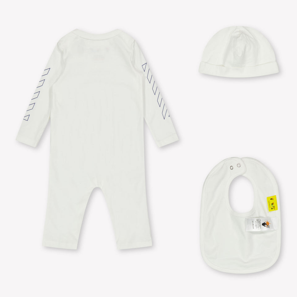 Off-White Baby Girls Playsuit  White