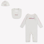 Off-White Baby Meisjes Boxpakje In Wit