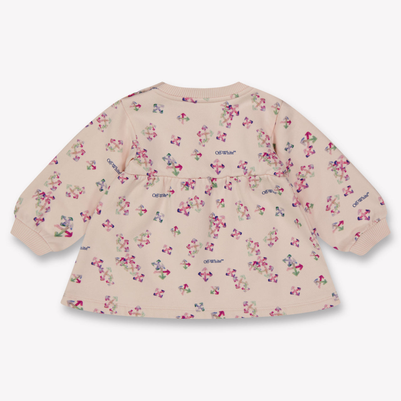 Off-White Baby Girls Dress  Light Pink