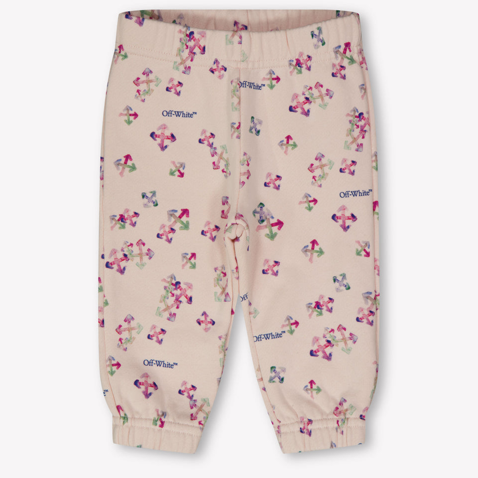 Off-White Baby Meisjes Broek In Licht Roze