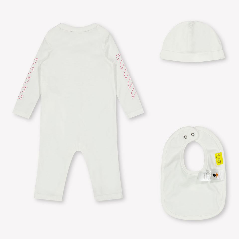 Off-White Baby Jongens Setje In Wit