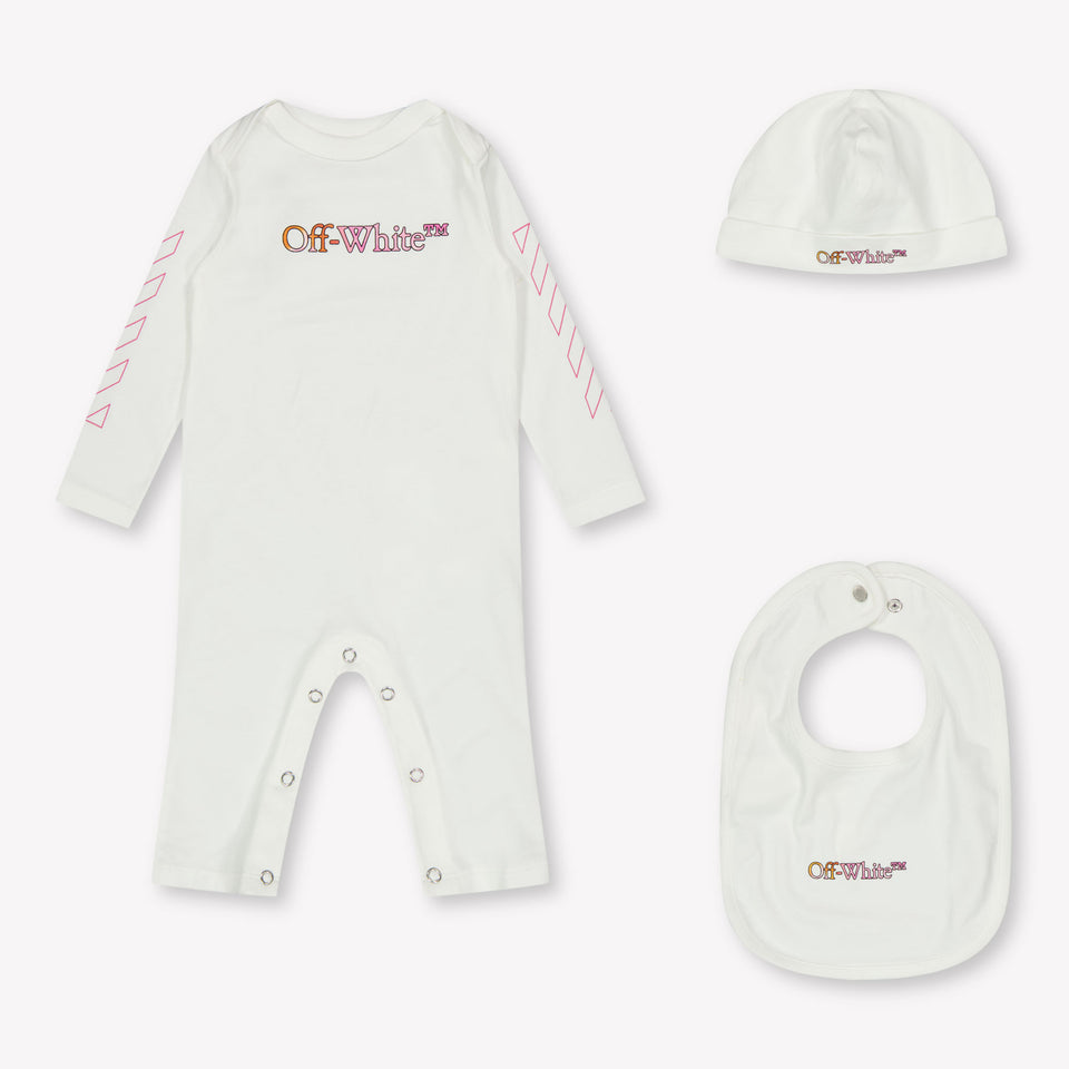 Off-White Baby Jongens Setje In Wit