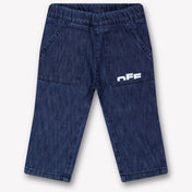 Off-White Baby Jongens Jeans In Blauw