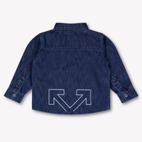 Off-White Baby Jongens Blouse In Jeans