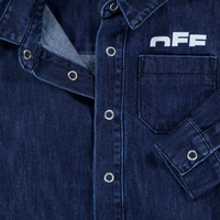 Off-White Baby Jongens Blouse In Jeans