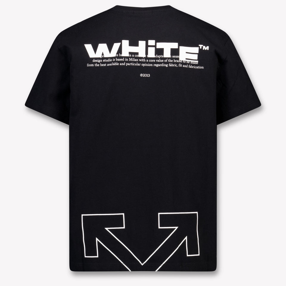 Off-White Kids Boys  T-Shirt Black