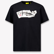Off-White Kids Boys  T-Shirt Black