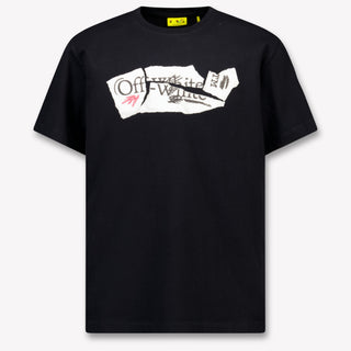 Off-White Kids Boys  T-Shirt Black