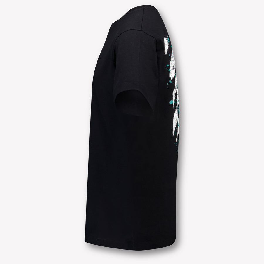 Off-White Kids Boys  T-Shirt Black