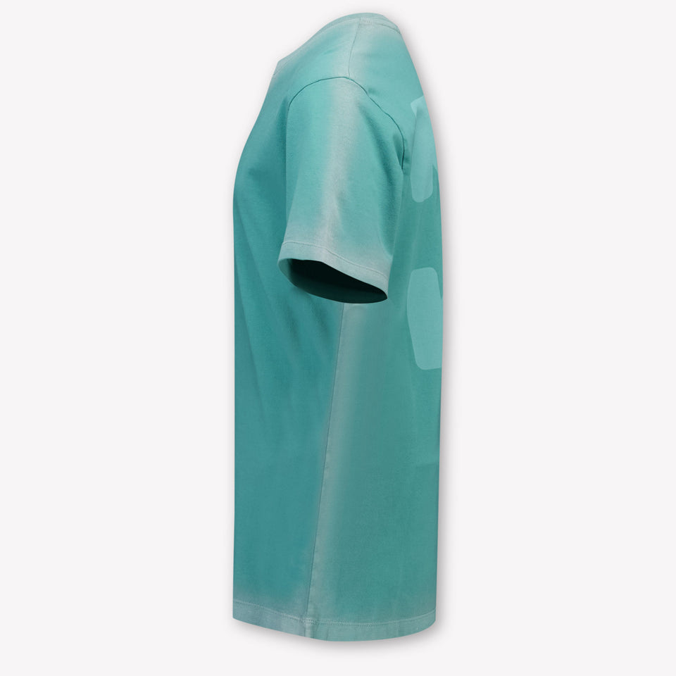 Off-White Kinder Jongens T-Shirt In Groen