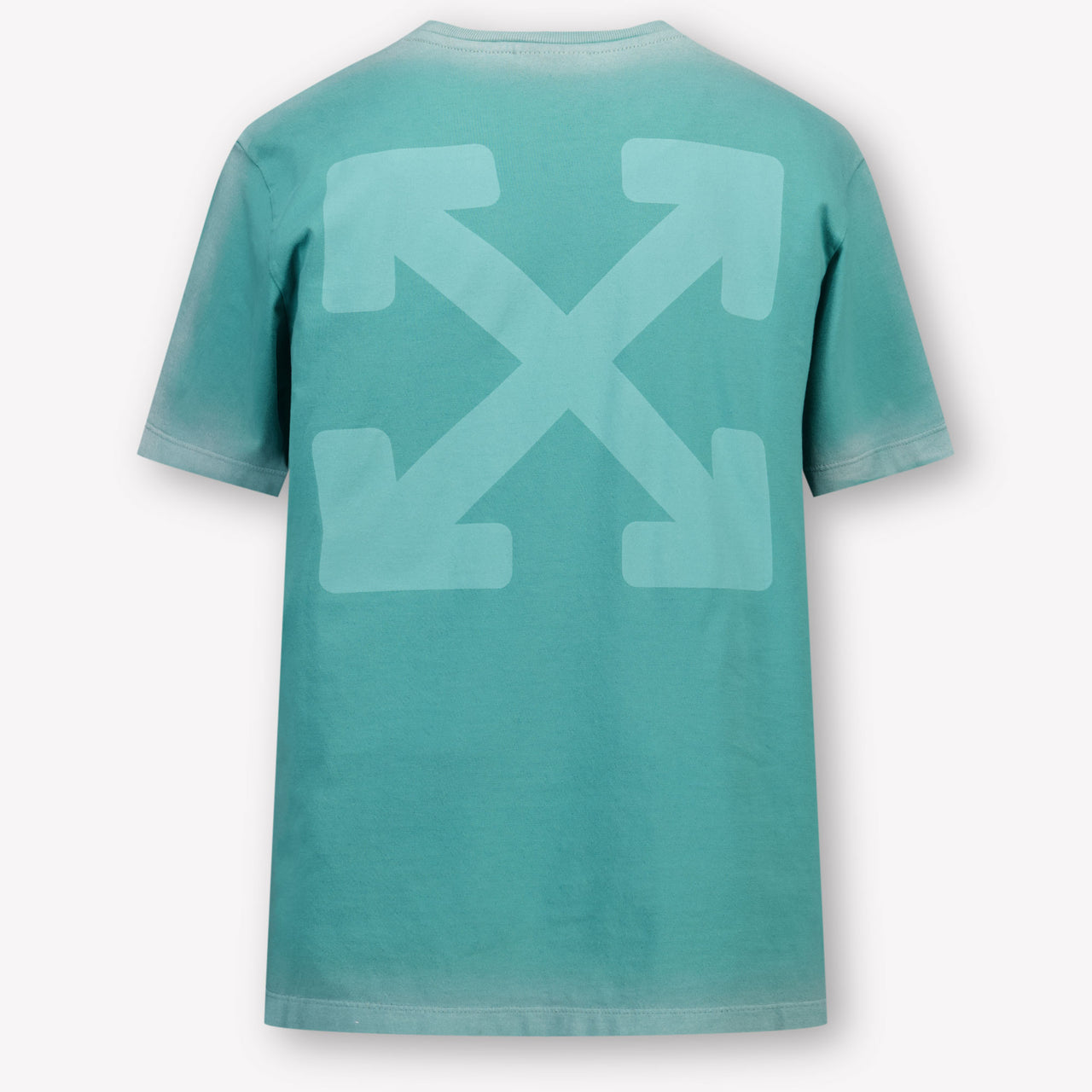 Off-White Kids Boys  T-Shirt Green