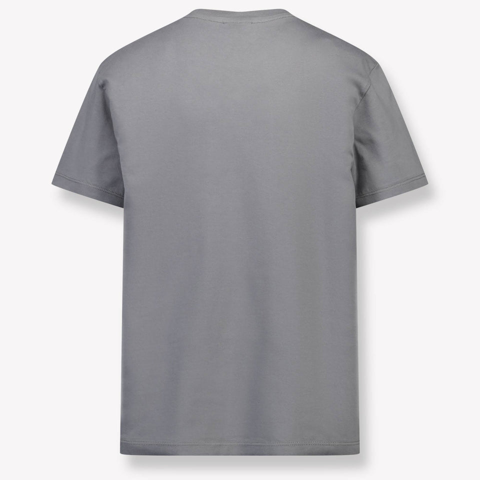 Off-White Kinder Jongens T-Shirt In Donker Grijs