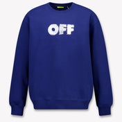 Off-White Kids Boys Sweater  Blue