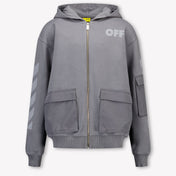 Off-White Kinder Jongens Vest In Donker Grijs