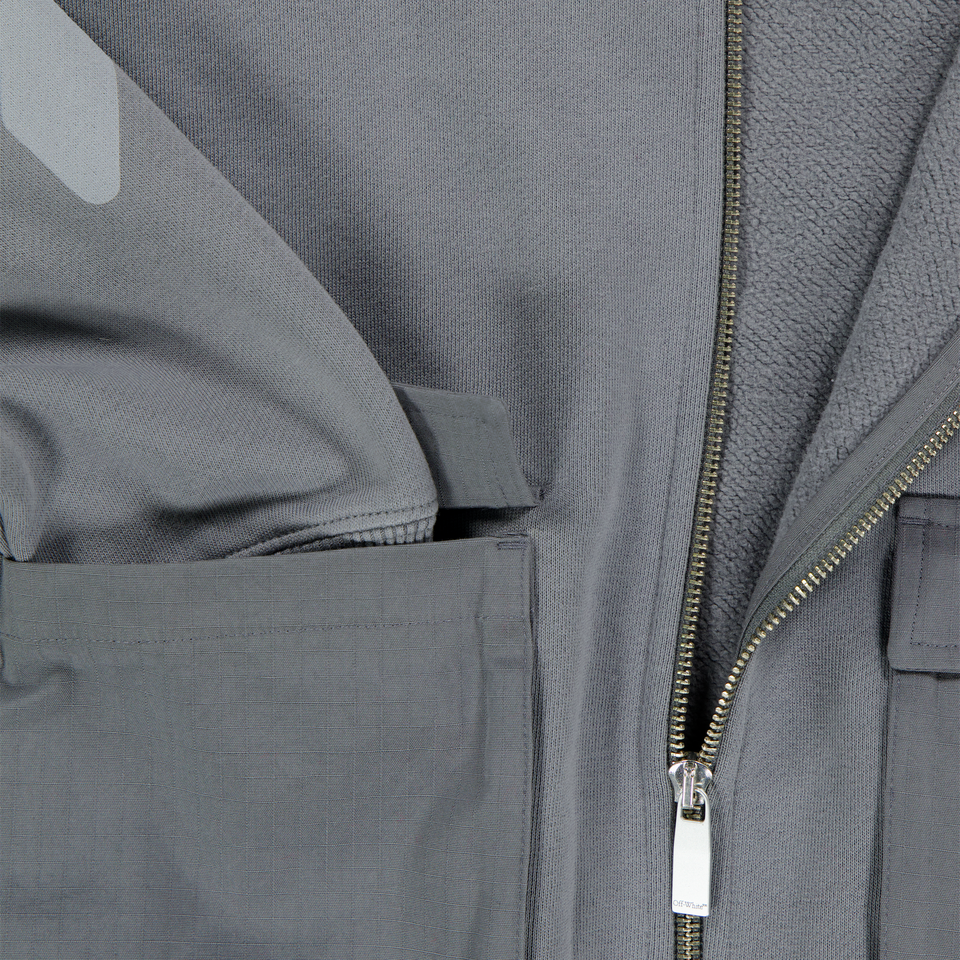 Off-White Kinder Jongens Vest In Donker Grijs