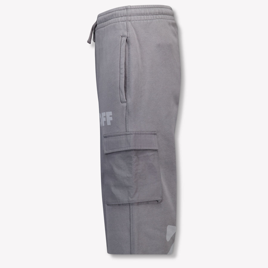 Off-White Kinder Jongens Broek In Donker Grijs