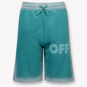 Off-White Kids Boys Shorts  Green