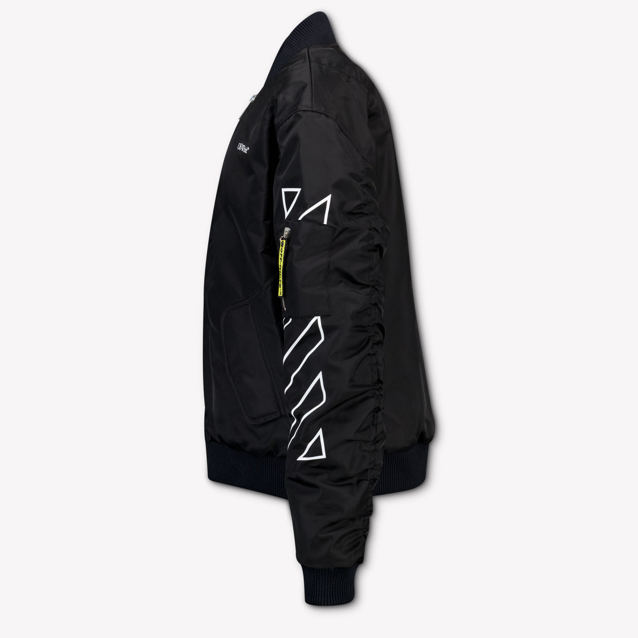 Off-White Kinder Jongens Winterjas In Zwart