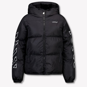 Off-White Kids Boys Winter Jacket  Black