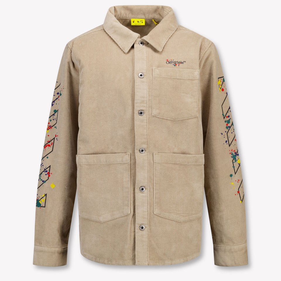 Off-White Kids Boys Vest  Beige