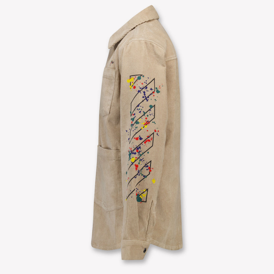 Off-White Kids Boys Vest  Beige