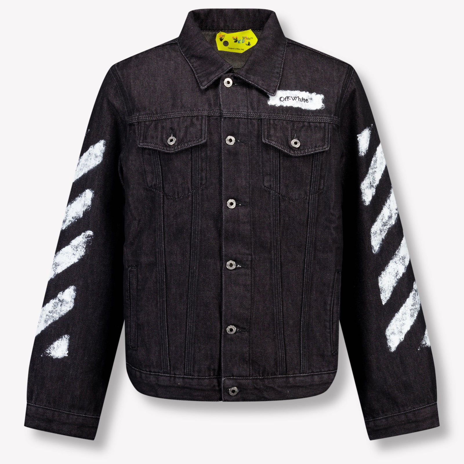 Off-White Kids Boys Jackets  Black