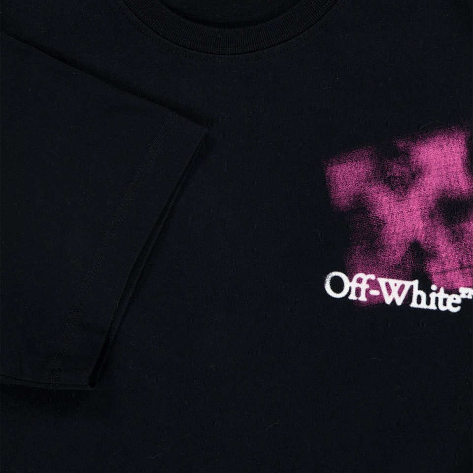Off-White Kids Girls  T-Shirt Black