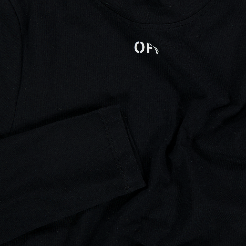 Off-White Kids Girls  T-Shirt Black