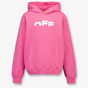 Off-White Kids Girls Sweater Fuchsia
