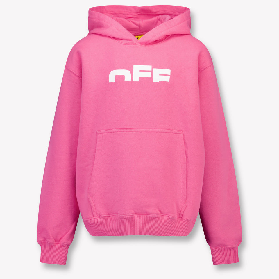 Off-White Kids Girls Sweater Fuchsia