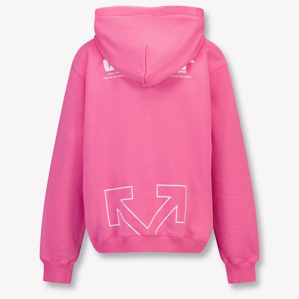Off-White Kids Girls Sweater Fuchsia