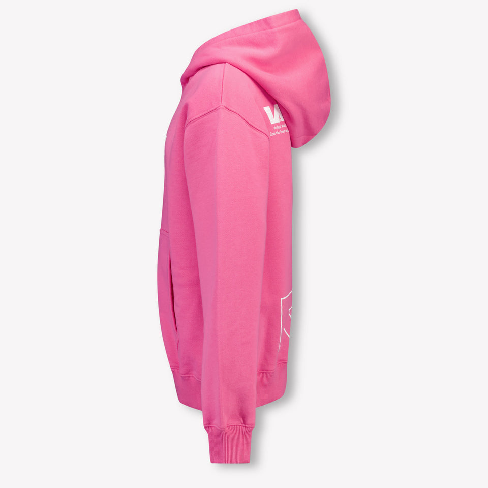 Off-White Kids Girls Sweater Fuchsia