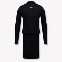 Off-White Kids Girls Dress Black