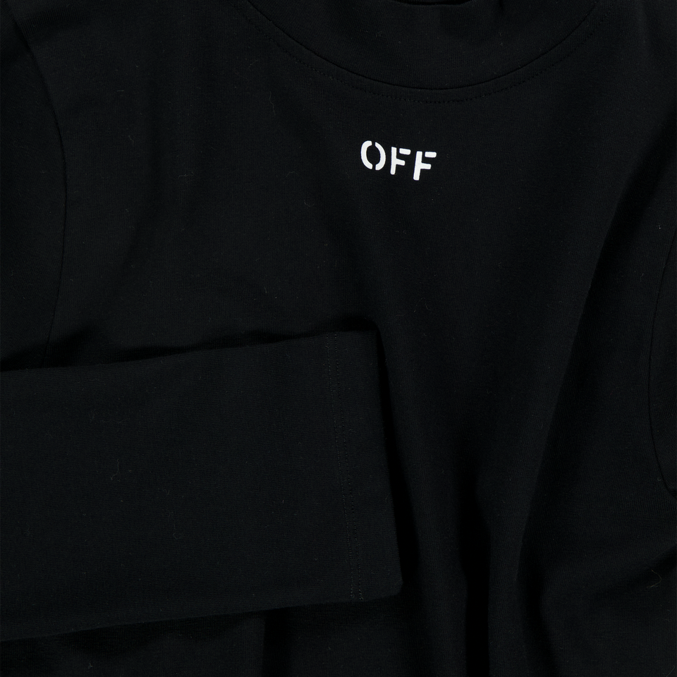 Off-White Kids Girls Dress Black