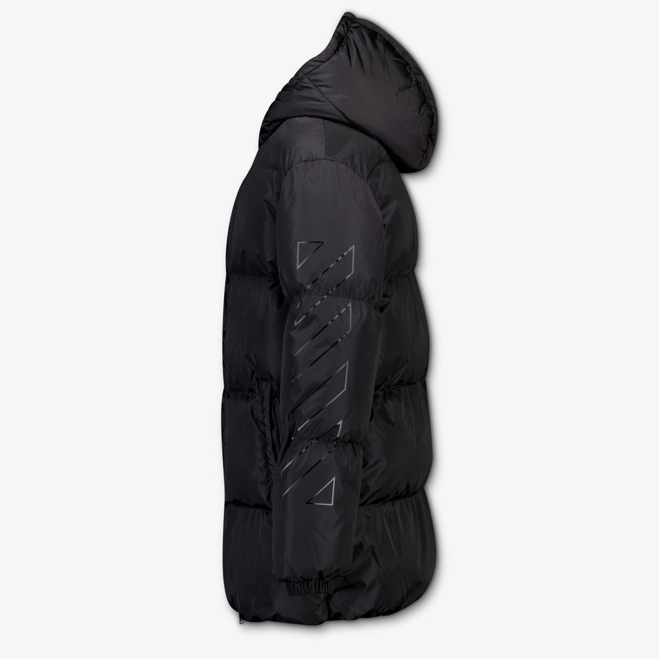 Off-White Kids Girls Winter Coat  Black