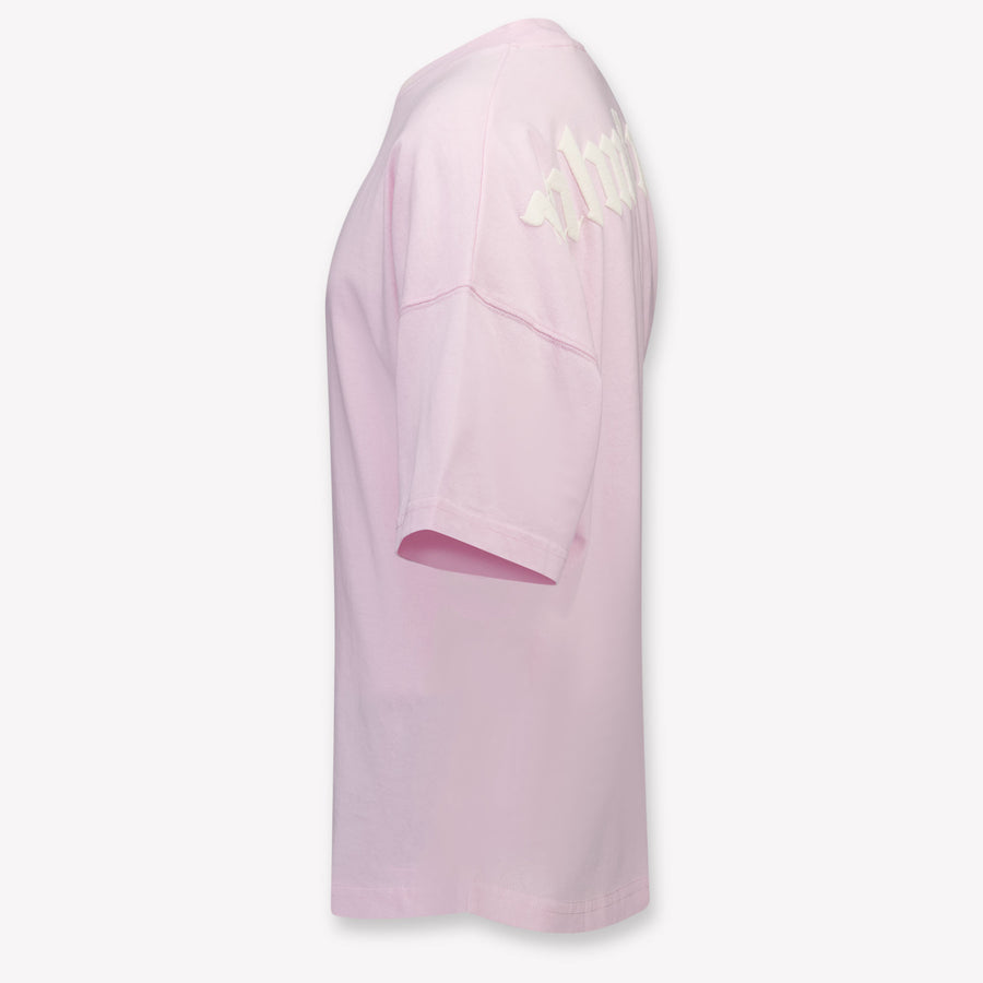 Palm Angels Kids Girls  T-Shirt Light Pink