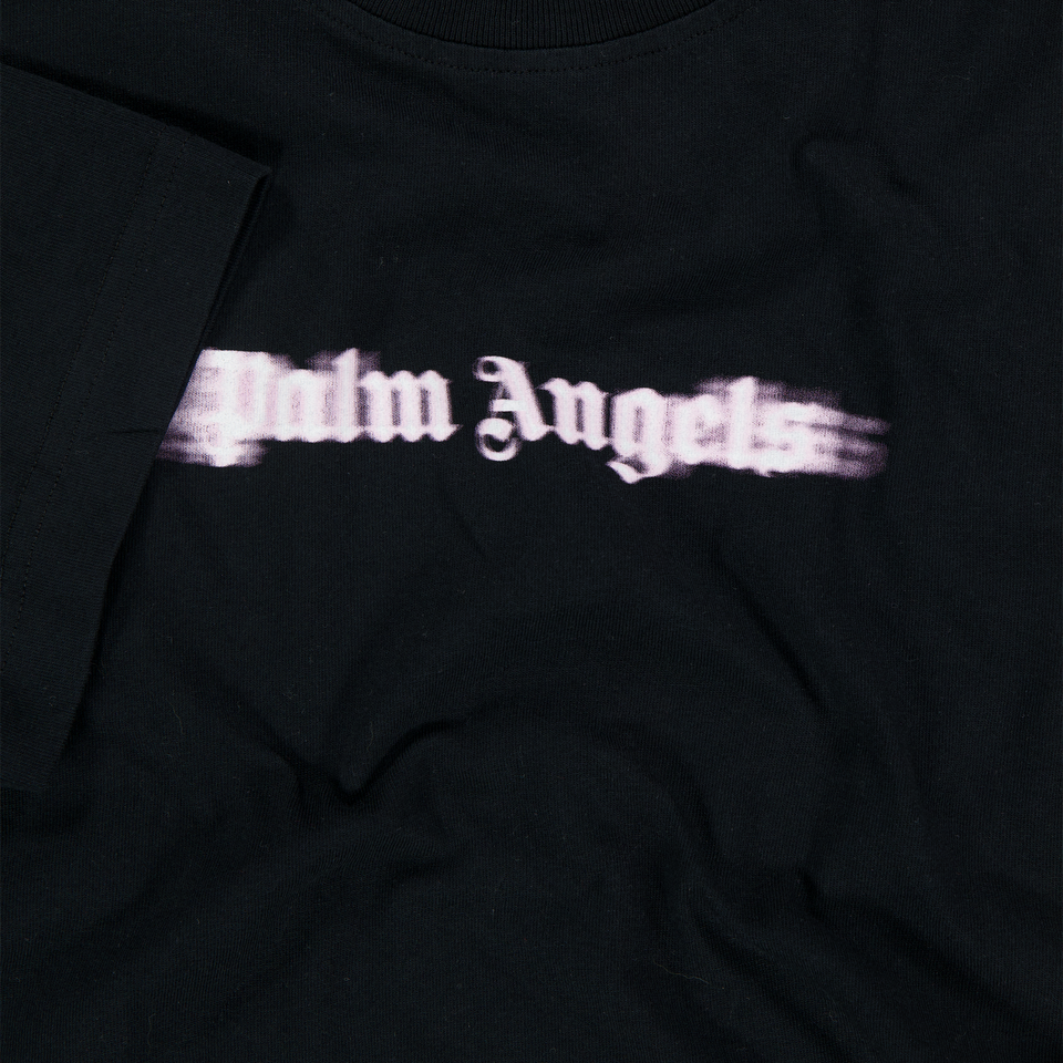 Palm Angels Kinder Meisjes T-Shirt In Zwart