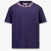 Palm Angels Kids Girls  T-Shirt Navy